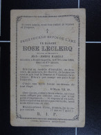 Rose Leclercq épse Marciat Froidchapelle 1892 à 67 Ans  /1/ - Devotieprenten