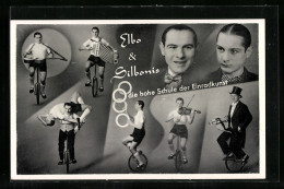 AK Einradkünstler Elbo Und Silbonis  - Other & Unclassified
