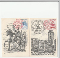 Lot 2 Cartes Croix Rouge, 1960 - Covers & Documents