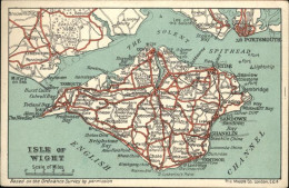 11092690 Isle Of Wight UK Engl. Kanal
Uebersichtskarte  - Other & Unclassified