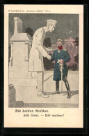 Künstler-AK Die Beiden Moltkes  - War 1914-18