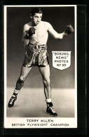 AK Terry Allen, British Flyweight Champion  - Boxe