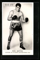 AK Ron Barton, Contender For The British Light-heavyweight Title, Boxen  - Pugilato