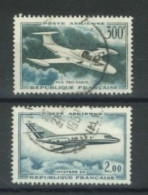 FRANCE - 1957/65- AIR PLANES STAMPS SET OF 2, USED - Gebraucht