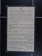 Marie-Thérèse Allard Vve Beaumont Froidchapelle 1908 à 80 Ans  /3/ - Devotieprenten