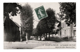 89 AILLANT SUR THOLON Les Promenades (Côté Nord) N° 18 - Coll. Karl Guillot 1910 - Enfants - Aillant Sur Tholon