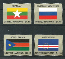 ONU   2013 Nations Unies Drapeaux Flags Flaggen   2013  ONU - Unused Stamps
