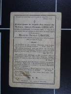 Amélie Ghislain Froidchapelle 1885 à 94 Ans Et Son époux Libotte 1854 à 67 Ans  /4/ - Devotieprenten