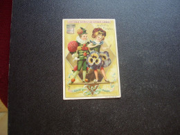 Original Old Card Chromo Liebig S 554 Enfants Fleuris Dalhia - Pensée - Liebig