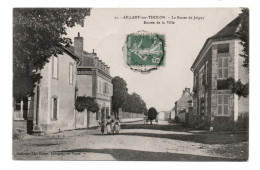 89 AILLANT SUR THOLON La Route De Joigny Entrée De La Ville N° 21 - Coll. Karl Guillot 1915 - Attelage - Enfants - Aillant Sur Tholon