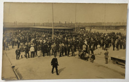 Carte Photo WW1 - Nombreux Prisonniers Et Barquements Camp De Friedrichsfeld - Mars 1918 - Guerre 14-18 - 1914-18