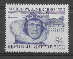 Austria 1980.  Alfred Wegener Yv 1489  (**) - Neufs