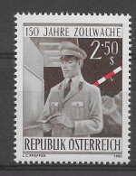 Austria 1980.  Aduaneros Yv 1485  (**) - Unused Stamps