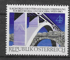 Austria 1980.  Puentes Yv 1483  (**) - Ungebraucht