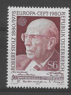 Austria 1980.  Europa Yv 1481  (**) - Unused Stamps