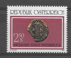 Austria 1980.  Innsbruck Yv 1476  (**) - Unused Stamps