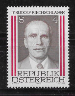 Austria 1980.  Rudolf Kirchschlager Yv 1464  (**) - Nuevos