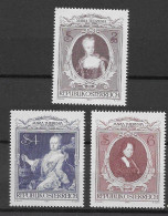 Austria 1980.  Maria Teresa Yv 1467-69  (**) - Unused Stamps