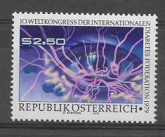 Austria 1979.  Diabeticos Yv 1447  (**) - Unused Stamps
