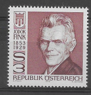 Austria 1979.  Jodok Fink Yv 1443  (**) - Unused Stamps