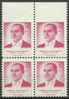 Turkey; 1961 Regular Stamp 10 K. ERROR "Imperf. Edge" - Unused Stamps