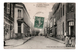89 AILLANT SUR THOLON La Route De Joigny N° 24 - Coll. Karl Guillot - Café - Charcuterie Humbert - Animée - Aillant Sur Tholon