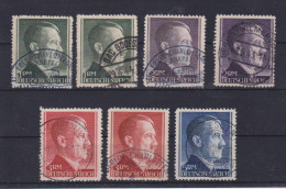 Dt.Reich Dauerserie 1942 MiNo. 799/802A O Mit Farbnuancen - Oblitérés