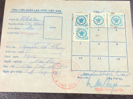 Viet Nam PAPER Blood Donation Book Before 1964 Have Wedge 1964 QUALITY: GOOD 1-PCS - Collections
