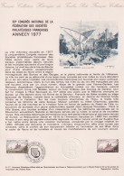 1977 FRANCE Document De La Poste Annecy N° 1935 - Documentos Del Correo