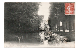 89 AILLANT SUR THOLON Le Bief N° 32 - Coll. Karl Guillot 1909 - Bief Alimentant Le Moulin - Aillant Sur Tholon