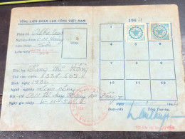 Viet Nam PAPER Blood Donation Book Before 1964 Have Wedge 1964 QUALITY: GOOD 1-PCS - Colecciones