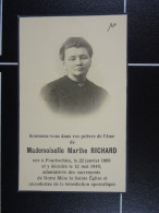 Marthe Richard Fourbechies 1869  1949  /10/ - Devotieprenten
