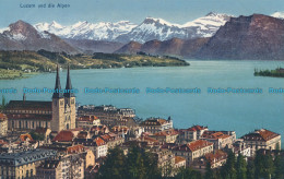 R008725 Luzern Und Die Alpen. Globetrotter - Monde