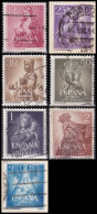 1954 - ESPAÑA - AÑO MARIANO - LOTE 7 SELLOS - Used Stamps