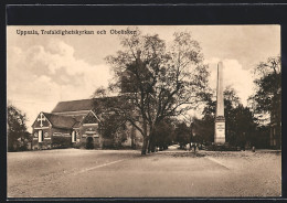 AK Uppsala, Trefaldighetskyrkan Och Obelisken  - Zweden