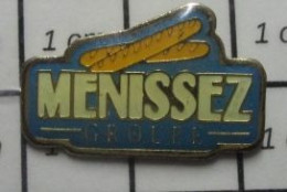 711E Pin's Pins / Beau Et Rare / THEME : ALIMENTATION / PAIN BAGUETTE GROUPE MENISSEZ - Food