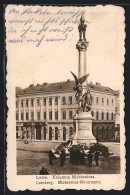 AK Lwow / Lemberg, Mickiewicz-Monument  - Ucrania