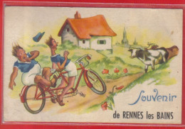 Carte Postale 11. Rennes-les-bains  Tandem   Très Beau Plan - Other & Unclassified