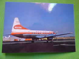WESTERN AIRLINES   CONVAIR 240   N8406H - 1946-....: Era Moderna
