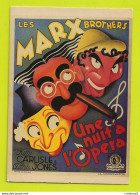 Cinéma Film LES MARX BROTHERS Une Nuit à L'Opéra 1935 N°26 Réal Sam Wood Metro Goldwyn Mayer VOIR DOS - Affiches Sur Carte