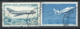 FRANCE - 1965- 85, AIR PLANES STAMPS SET OF 2, USED - Oblitérés