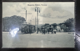 Malaya Penang Magazine Road Tram Car Unused - Maleisië