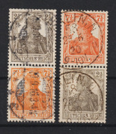 S 11, 13 MiNr. 98, 99 Gestempelt - Used Stamps