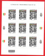 2015 ITALIA CALCIO MINIFOGLIO JUVENTUS NUOVO PERFETTO-SOTTOCOSTO - Unused Stamps
