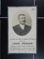 Louis Pierson épx Haverland Froidchapelle 1887  1921  /17/ - Devotieprenten