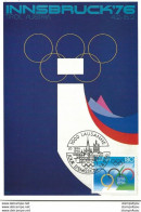 114 - 6 - Carte Suisse Avec Timbre Et Oblit Spéciale "100 Ans CIO 1996 Lausanne" - Autres & Non Classés