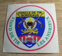 AUTOCOLLANT CERCLE DE TIR BORDEAUX LES ANDRIEUX - Stickers