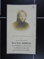 Marie Rose Dagneaux Froidchapelle 1916  1928  /18/ - Devotion Images