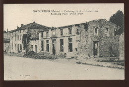 55 - VERDUN - FAUBOURG PAVE - GRANDE RUE - EDITEUR E.C. - Verdun