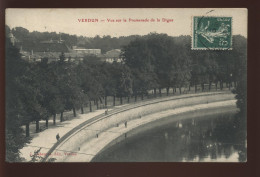 55 - VERDUN - VUE SUR LA PROMENADE DE LA DIGUE - EDITEUR J. DEBERGUE - Verdun